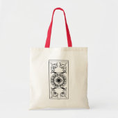 Tarotkaart: Ace of Pences Tote Bag (Voorkant)