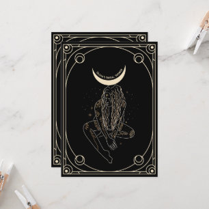 Tarotkaart bruidsdouche uitnodiging