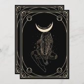 Tarotkaart bruidsfeest uitnodiging (Voorkant / Achterkant)