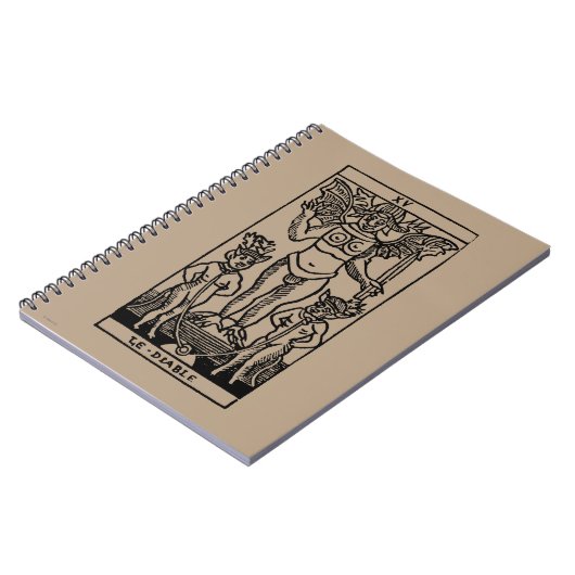 Tarotkaart: De duivel Notitieboek (Linkerzijde)