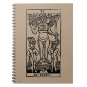 Tarotkaart: De duivel Notitieboek (Voorkant)