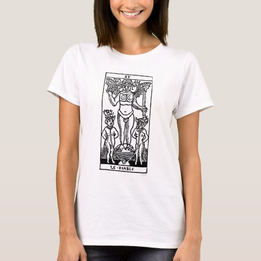 Tarotkaart: De duivel T-shirt (Voorkant)