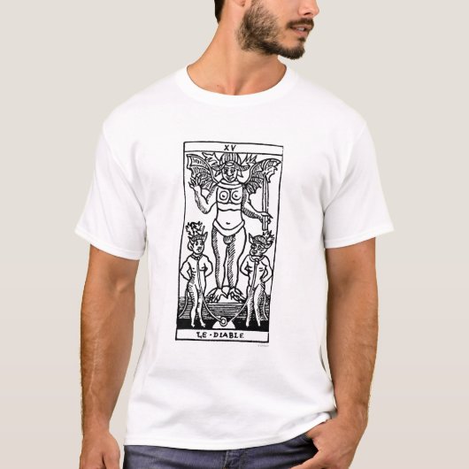 Tarotkaart: De duivel T-shirt (Voorkant)