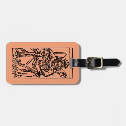 Tarotkaart: De empress Bagagelabel (Voorkant horizontaal)