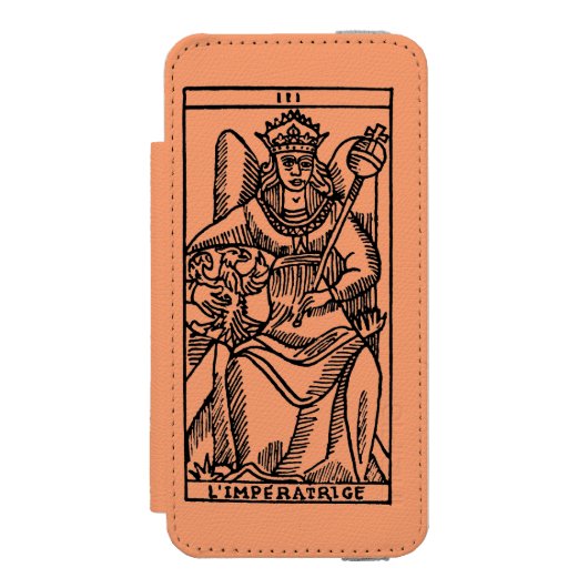 Tarotkaart: De empress Incipio iPhone Portemonnee Hoesje (Voorkant Agenda)