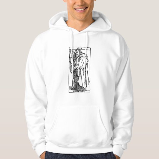 Tarotkaart: De Hermit Hoodie (Voorkant)
