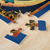 Tarotkaart, de Hogepriesteres 2 Legpuzzel (Zijkant)