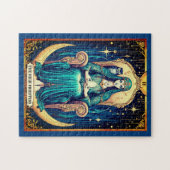Tarotkaart, de Hogepriesteres 2 Legpuzzel (Horizontaal)