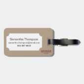 Tarotkaart: De jongler Bagagelabel (Achterkant horizontaal)