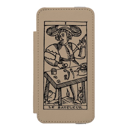 Tarotkaart: De jongler Incipio iPhone Portemonnee Hoesje (Voorkant Agenda)