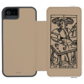 Tarotkaart: De jongler Incipio iPhone Portemonnee Hoesje (Agenda Open)