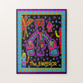 TAROTKAART - DE KEIZER LEGPUZZEL (Verticaal)