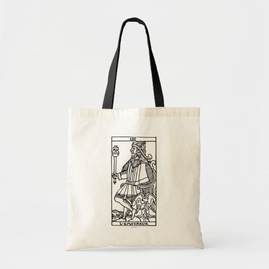 Tarotkaart: De keizer Tote Bag (Voorkant)