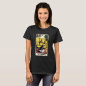 Tarotkaart De Keizerin Kat Op Robotstofzuiger T-shirt (Voorkant volledig)