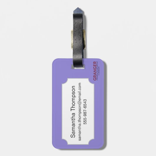 Tarotkaart: De maan Bagagelabel (Achterkant verticaal)