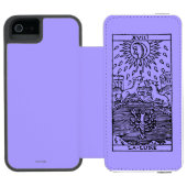 Tarotkaart: De maan Incipio iPhone Portemonnee Hoesje (Agenda Open)
