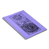 Tarotkaart: De maan Notitieboek (Rechterzijde)