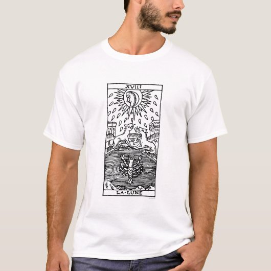 Tarotkaart: De maan T-shirt (Voorkant)