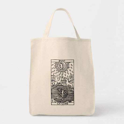 Tarotkaart: De maan Tote Bag (Voorkant)