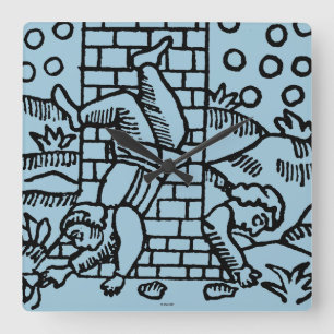 Tarotkaart: De Madhouse Vierkante Klok