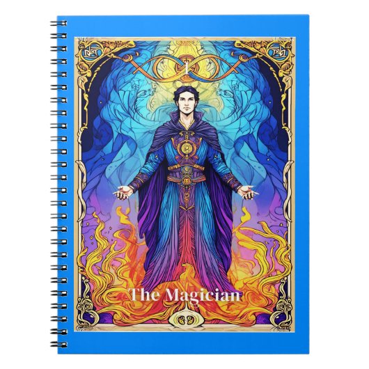 Tarotkaart De Magiër Notitieboek (Voorkant)