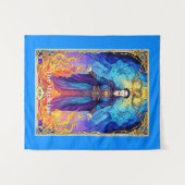 Tarotkaart De Magiër Wandkleed (Voorkant (horizontaal))