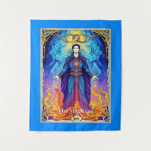 Tarotkaart De Magiër Wandkleed (Voorkant)