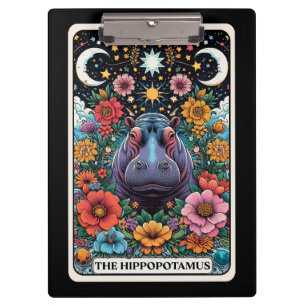 Tarotkaart De Nijlpaard – Mystiek Dier Klembord