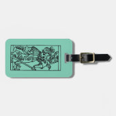 Tarotkaart: De pool Bagagelabel (Voorkant horizontaal)