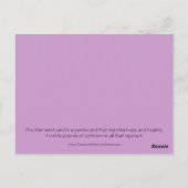 Tarotkaart - De ster Briefkaart (Achterkant)