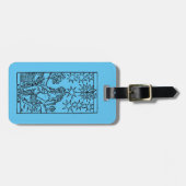 Tarotkaart: De sterren Bagagelabel (Voorkant horizontaal)