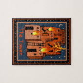 TAROTKAART - DE TOREN LEGPUZZEL (Horizontaal)