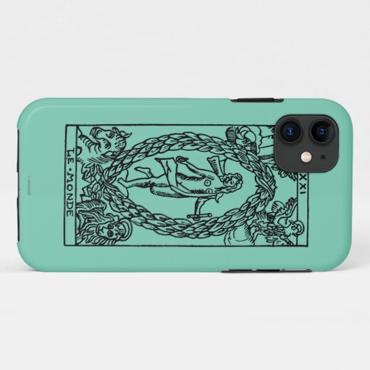 Tarotkaart: De wereld Case-Mate iPhone Case (Achterkant (horizontaal))