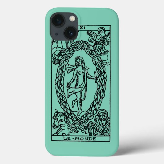 Tarotkaart: De Wereld Case-Mate iPhone Case (Achterkant)