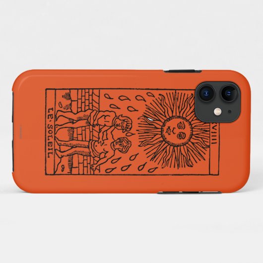 Tarotkaart: De zon Case-Mate iPhone Case (Achterkant (horizontaal))