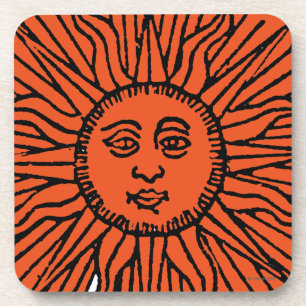 Tarotkaart: De zon Drankjes Onderzetter