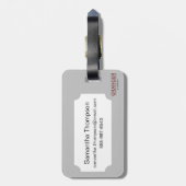 Tarotkaart: Dood Bagagelabel (Achterkant verticaal)