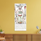 Tarotkaart, Frans Canvas Afdruk (Insitu (Woonkamer))