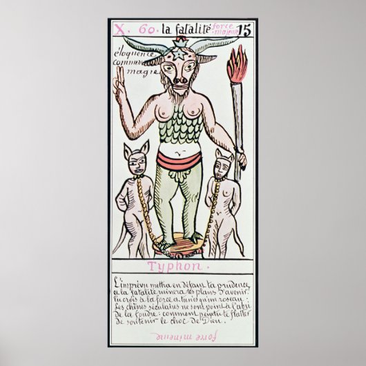 Tarotkaart, Frans Poster (Voorkant)
