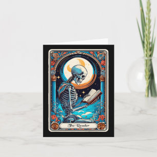 Tarotkaart Griezelige Leraar De Lezer Skelet Hal Kaart