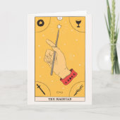 Tarotkaart Grote Arcana Magiër oneindig vermogen Feestdagen Kaart (Voorkant)