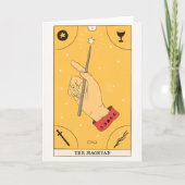 Tarotkaart Grote Arcana Magiër oneindig vermogen Feestdagen Kaart (Voorkant)