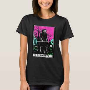 Tarotkaart Gym Deadlifts Workout Occulte Lezing Re T-shirt