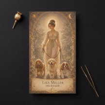 Tarotkaart Hemelse Mystieke Vrouw Hondenuitlaatste