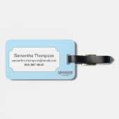 Tarotkaart: Het aantal kopjes Bagagelabel (Achterkant horizontaal)