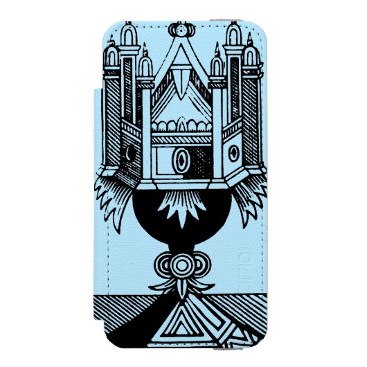 Tarotkaart: Het aantal kopjes Incipio iPhone Portemonnee Hoesje (Voorkant Agenda)