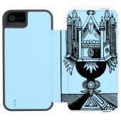 Tarotkaart: Het aantal kopjes Incipio iPhone Portemonnee Hoesje (Agenda Open)