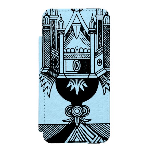 Tarotkaart: Het aantal kopjes Incipio iPhone Portemonnee Hoesje (Voorkant Agenda)