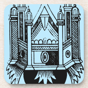 Tarotkaart: Het aantal kopjes Onderzetter