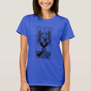 Tarotkaart: Het aantal kopjes T-shirt